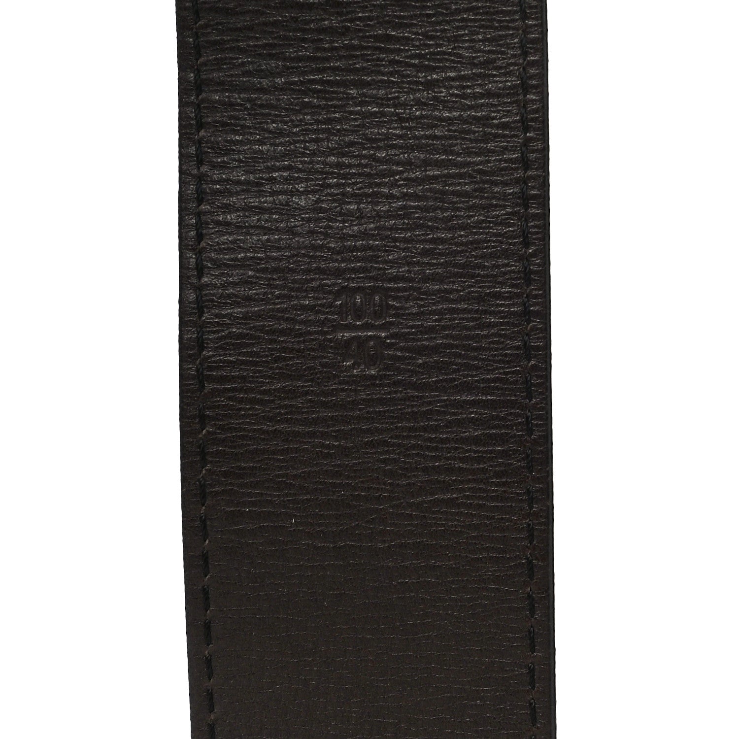 Louis Vuitton Calfskin Monogram LV Initiales Belt 100 40 Coffee 9 of 10