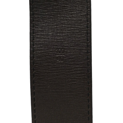 Louis Vuitton Calfskin Monogram LV Initiales Belt 100 40 Coffee 9 of 10