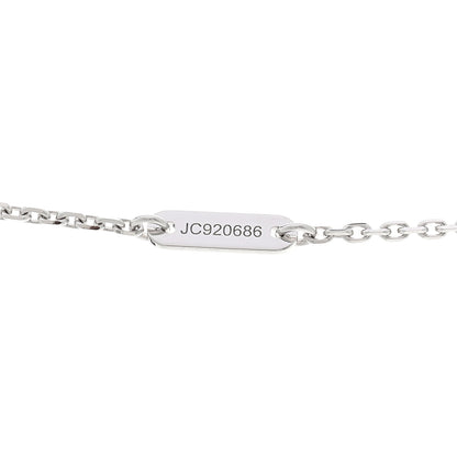 Van Cleef & Arpels 18K White Gold Diamond Mini Frivole Pendant Necklace 5 of 6