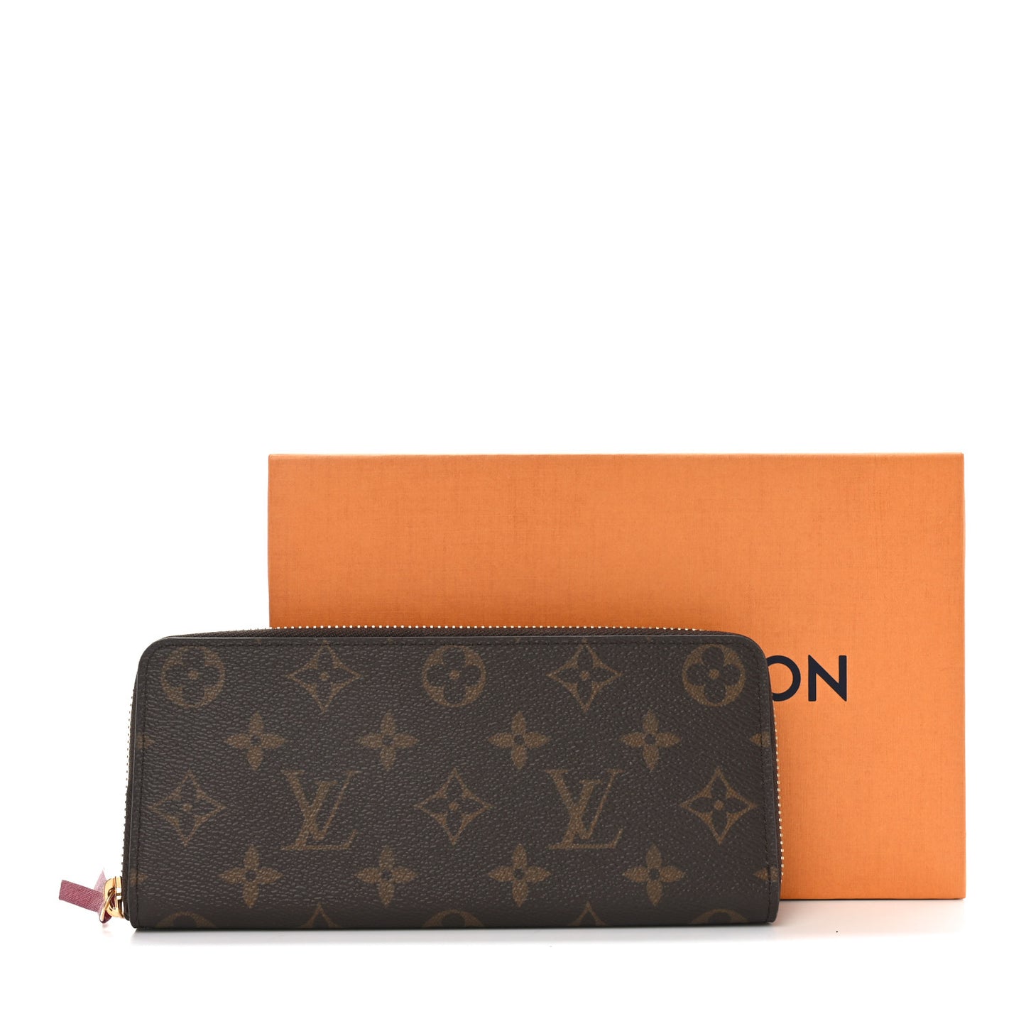 Monogram Clemence Wallet Fuchsia