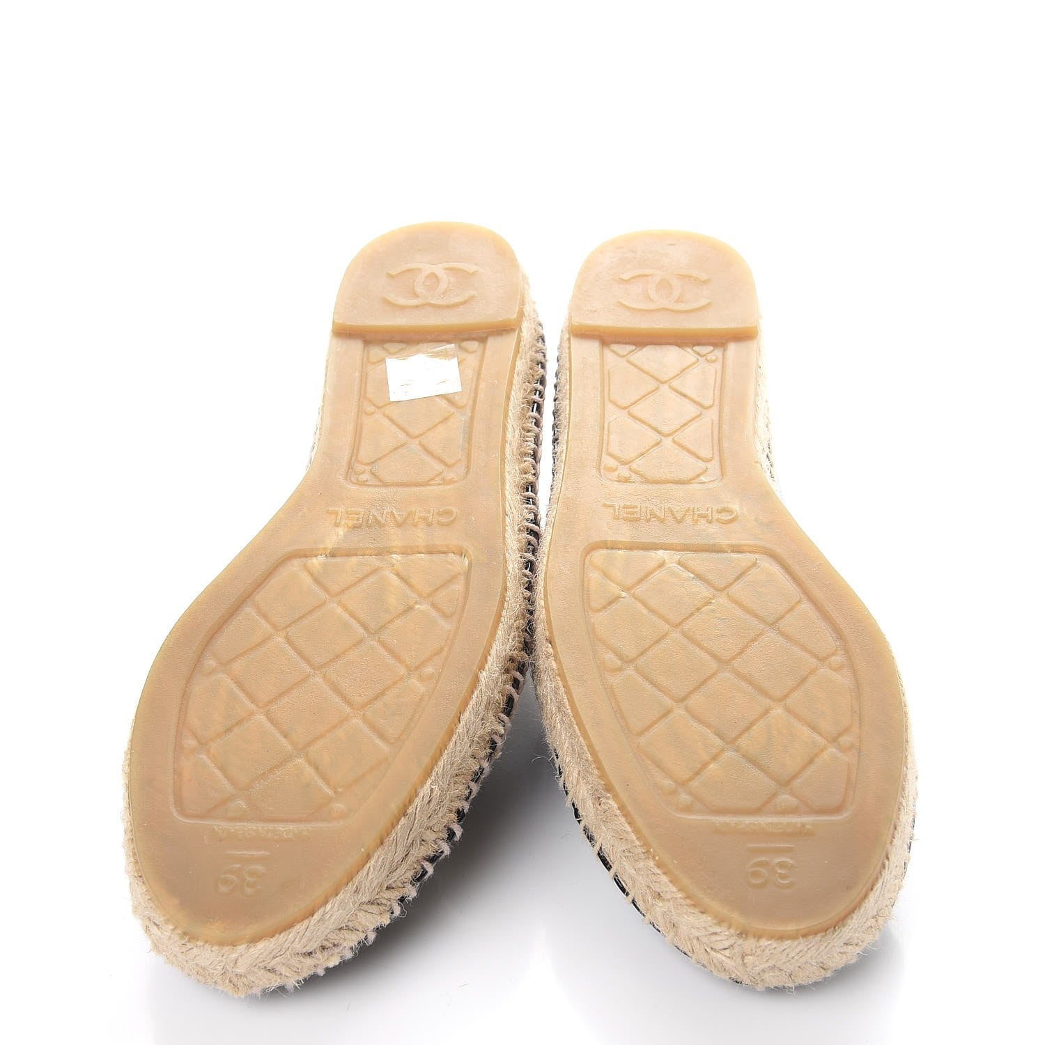 Chanel Patent CC Espadrilles 39 Black 5 of 9