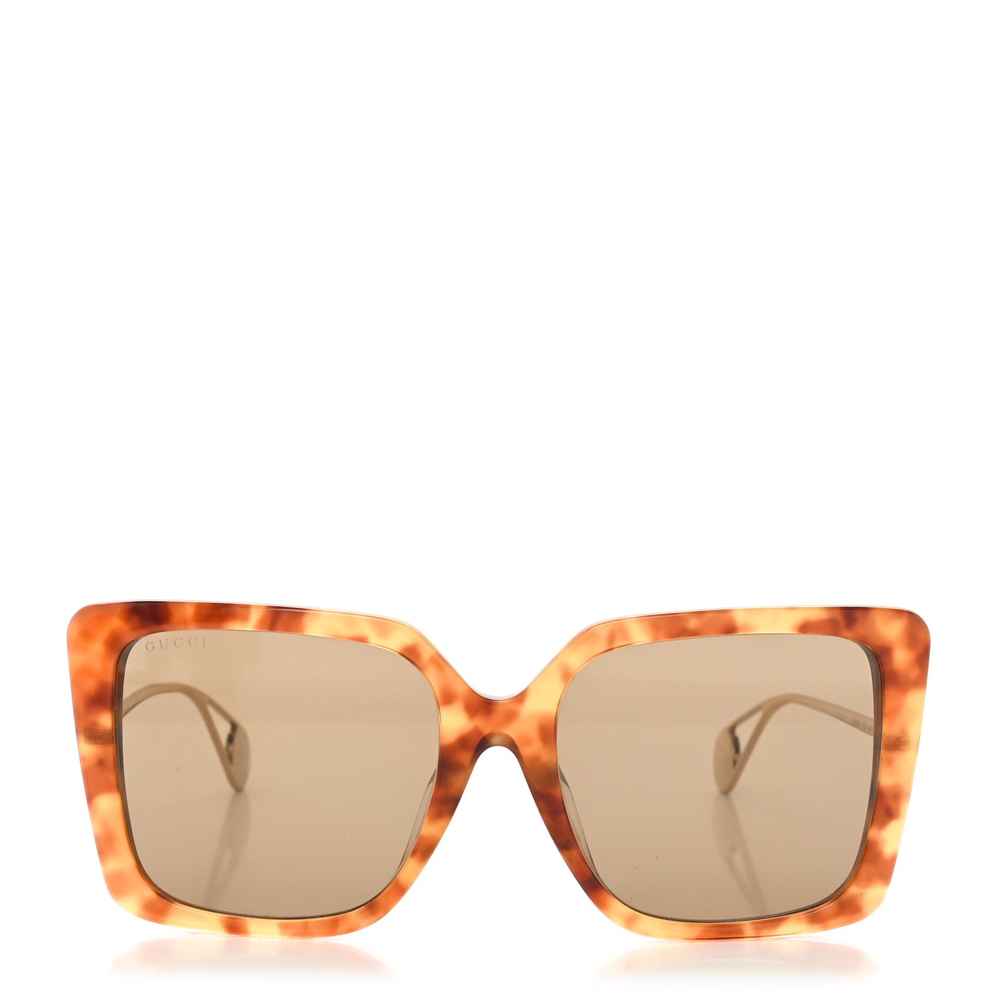 Acetate Oversize Square Frame GG0435SA Sunglasses Havana