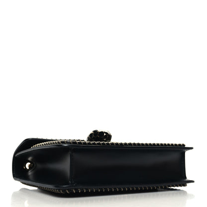 Bulgari Calfskin Woven Chain Serpenti Forever Crossbody Bag Black 5 of 10