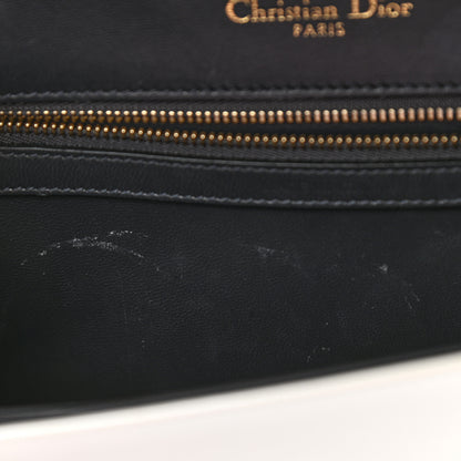 Christian Dior Patent Micro-Cannage Medium Diorama Flap Bag White 13 of 14
