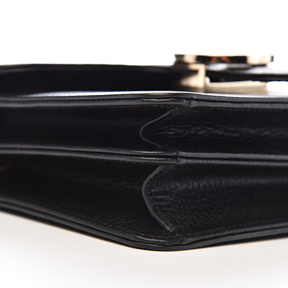 Gucci Dollar Calfskin Small Interlocking G Shoulder Bag Black 10 of 12