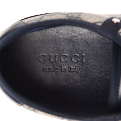 Gucci GG Plus Monogram Suede Mens Low Top Sneakers 12.5 Blue 9 of 11