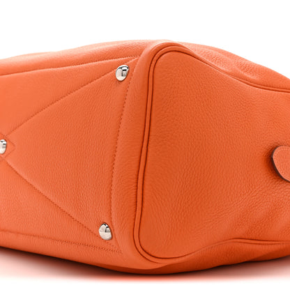 Hermes Taurillon Clemence Victoria II 35 Orange 10 of 10