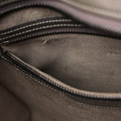 Celine Drummed Calfskin Mini Luggage Souris 13 of 17