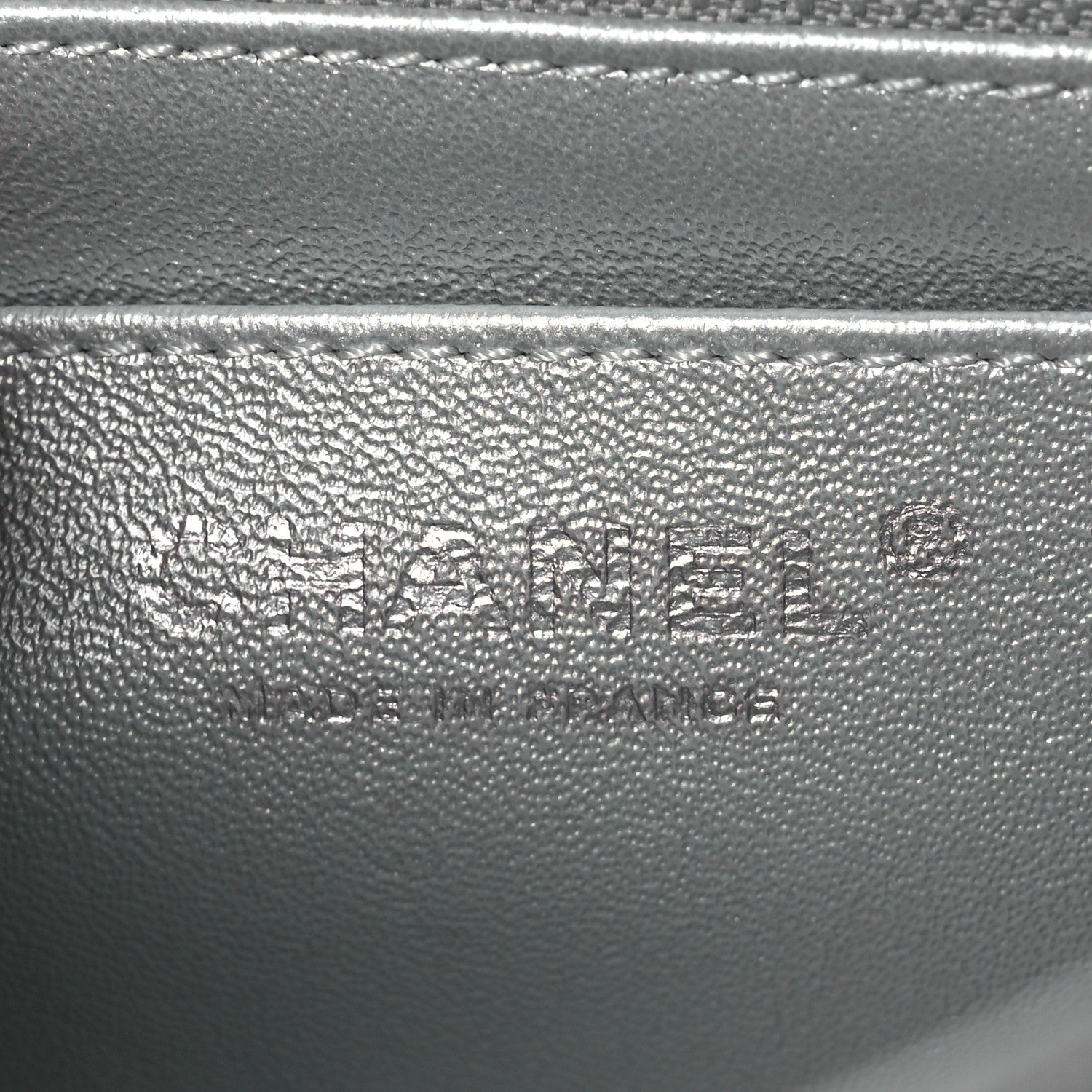 Chanel Metallic Grained Calfskin Quilted 2.55 Reissue Mini Flap Silver 6 of 13