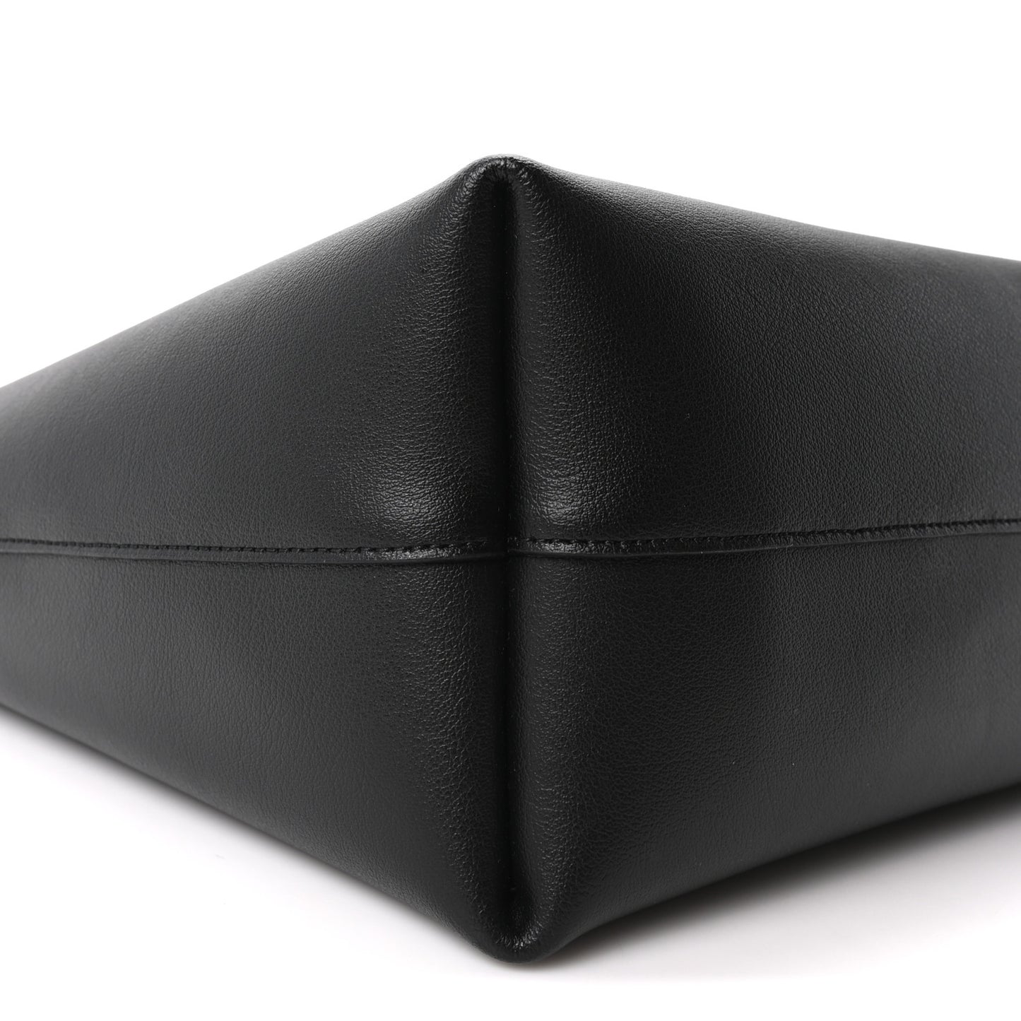 Calfskin Large Shopping Tote Black