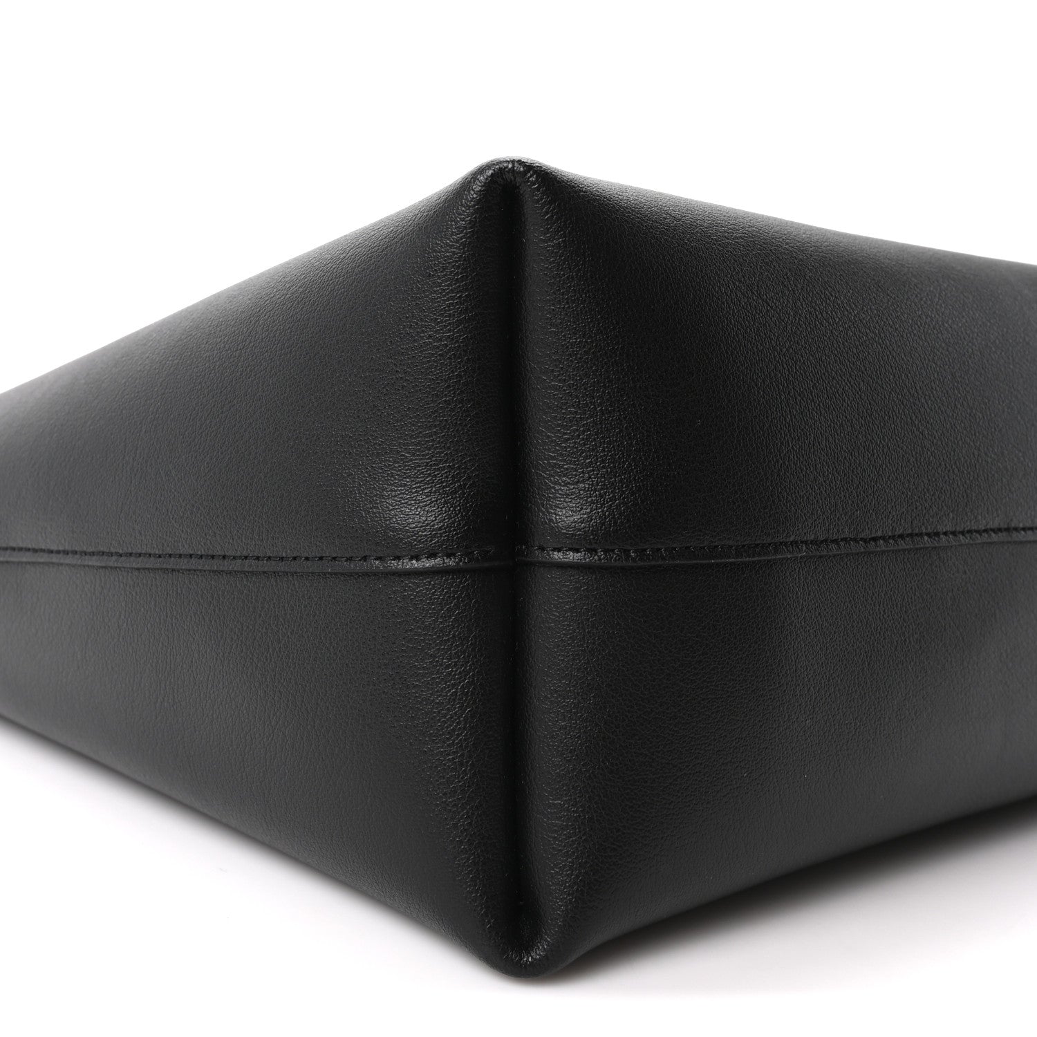 Saint Laurent Calfskin Large Shopping Tote Black 10 of 12