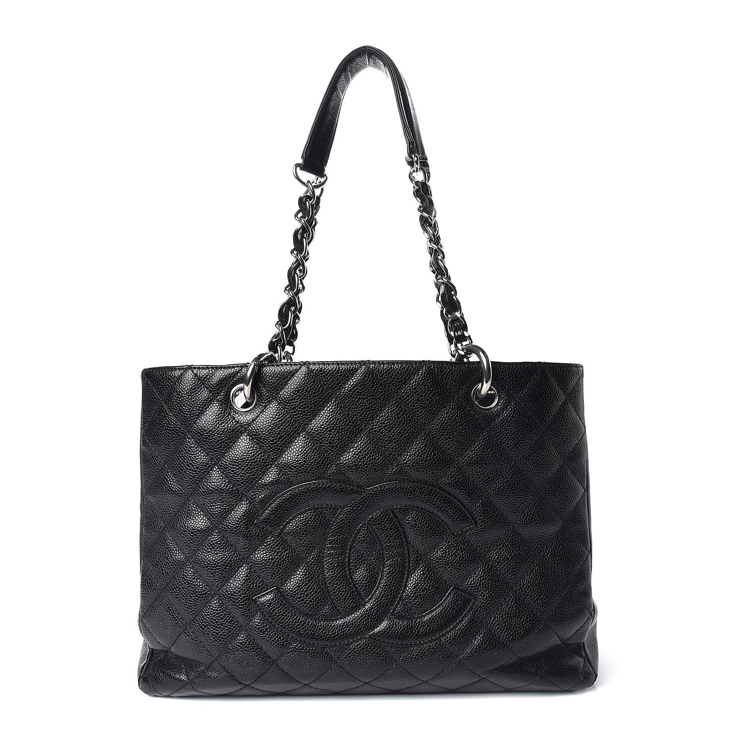 Chanel Caviar Quilted Grand Shopping Tote GST Black 1 of 24