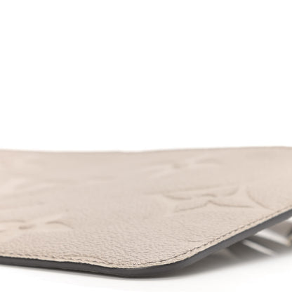 Louis Vuitton Empreinte Monogram Giant Neverfull MM Pochette Tourterelle 8 of 9