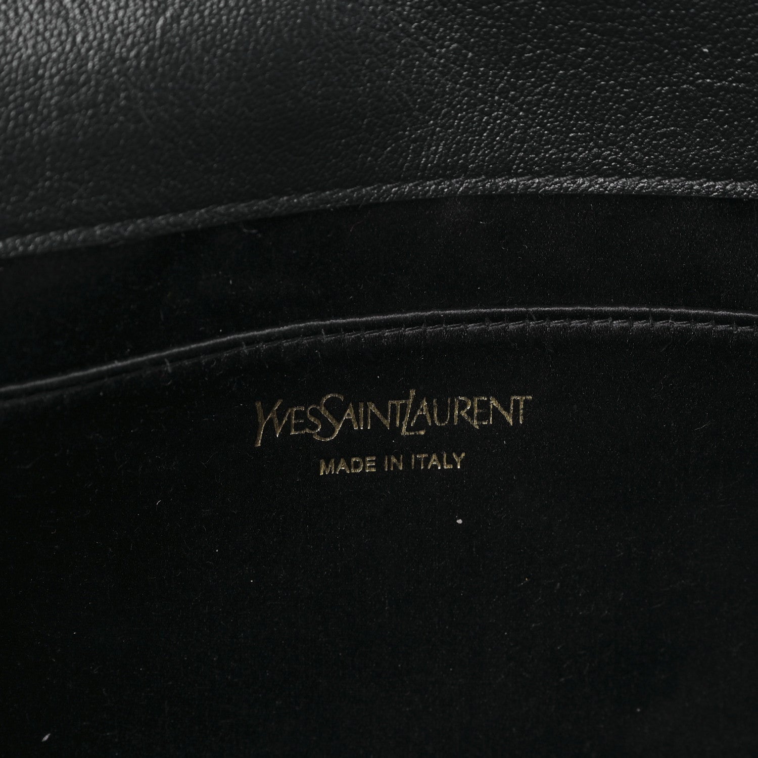 Saint Laurent Calfskin Monogram Large Belle De Jour Clutch Black 6 of 9