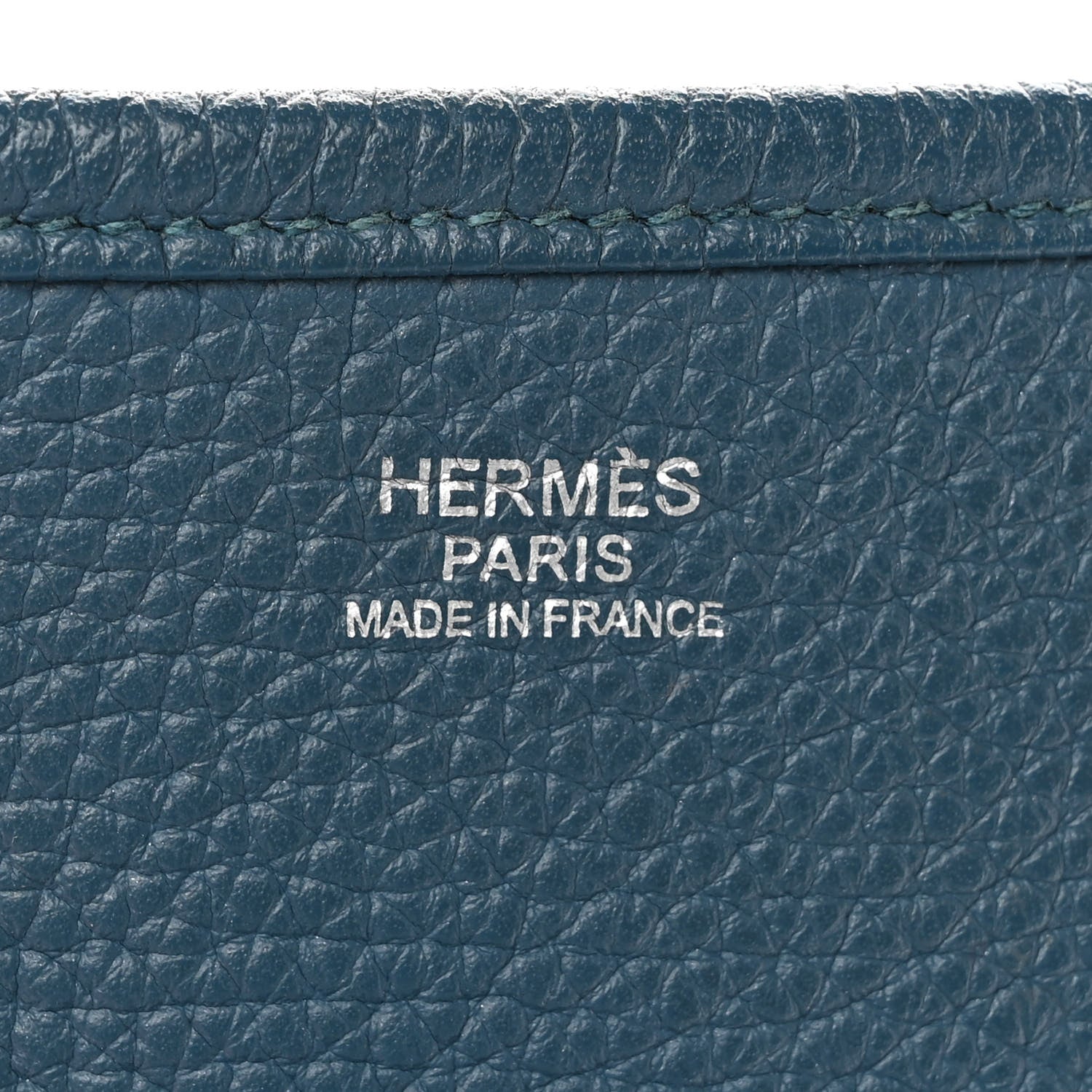 Hermes Taurillon Clemence Amazone Evelyne III TGM Bleu de Galice 6 of 10