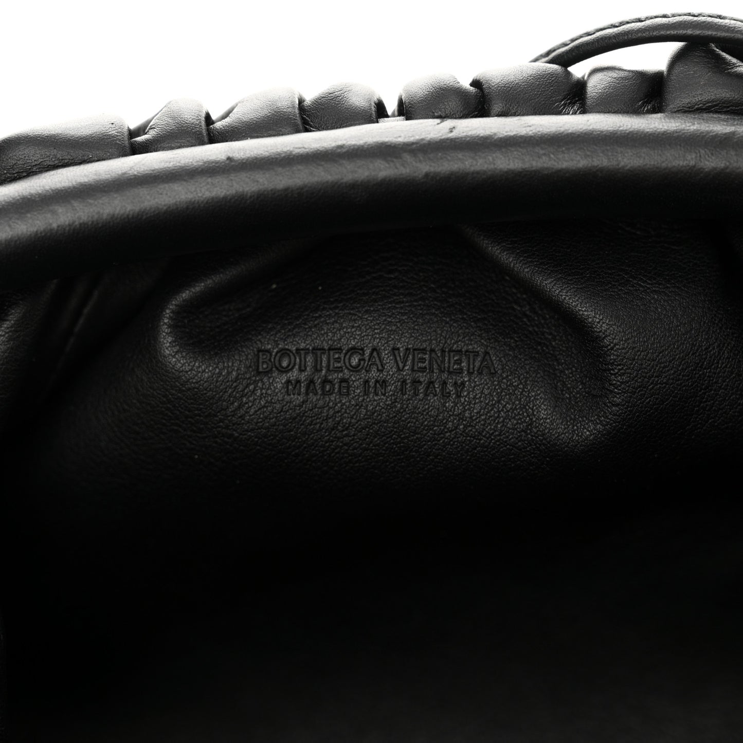 Butter Calfskin The Mini Pouch Black