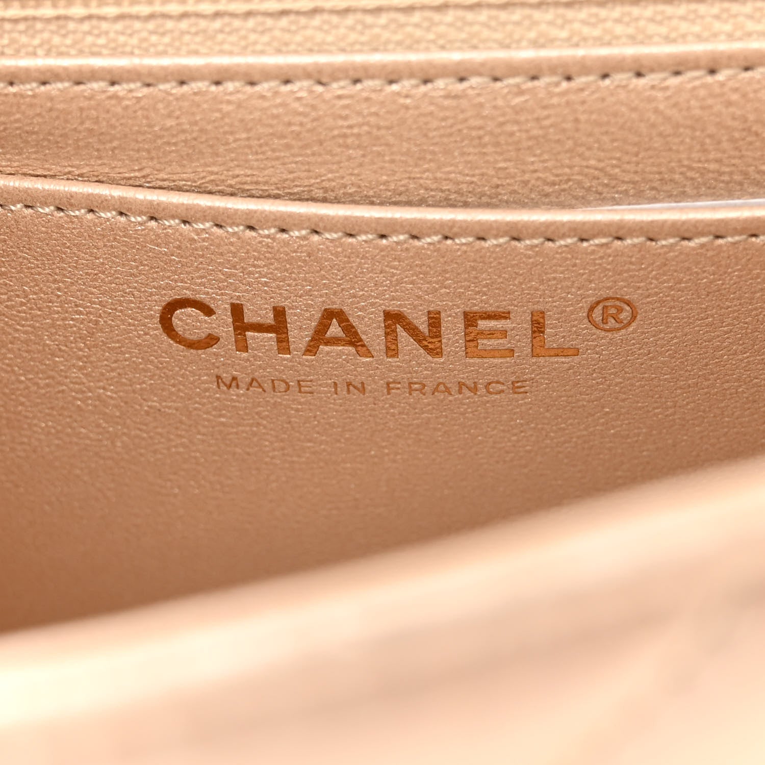 Chanel Metallic Aged Calfskin Chevron Quilted 2.55 Reissue Mini Flap Gold 6 of 10
