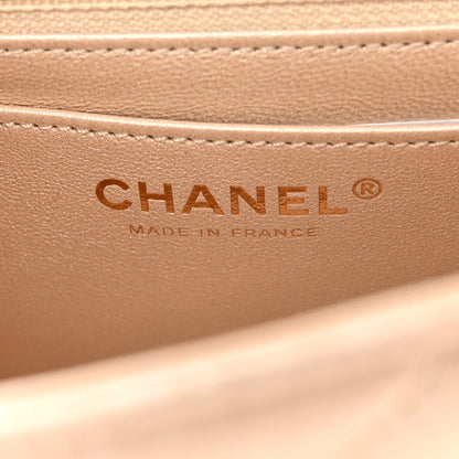 Chanel Metallic Aged Calfskin Chevron Quilted 2.55 Reissue Mini Flap Gold 6 of 10