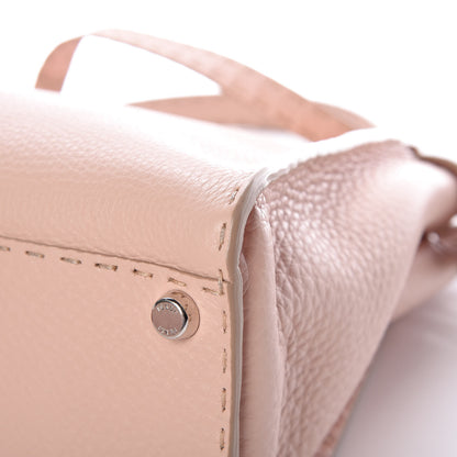 Fendi Cuoio Romano Selleria Bi-Color Medium Peekaboo Iconic Satchel Rosa Plaster Pesca 12 of 16