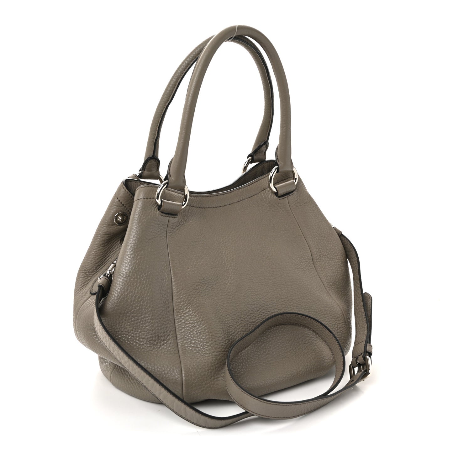 Vitello Daino Shopping Tote Argilla