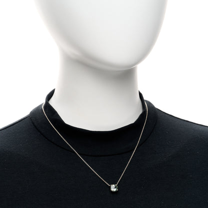 Tiffany Sterling Silver Prasiolite Sparklers Pendant Necklace 2 of 4