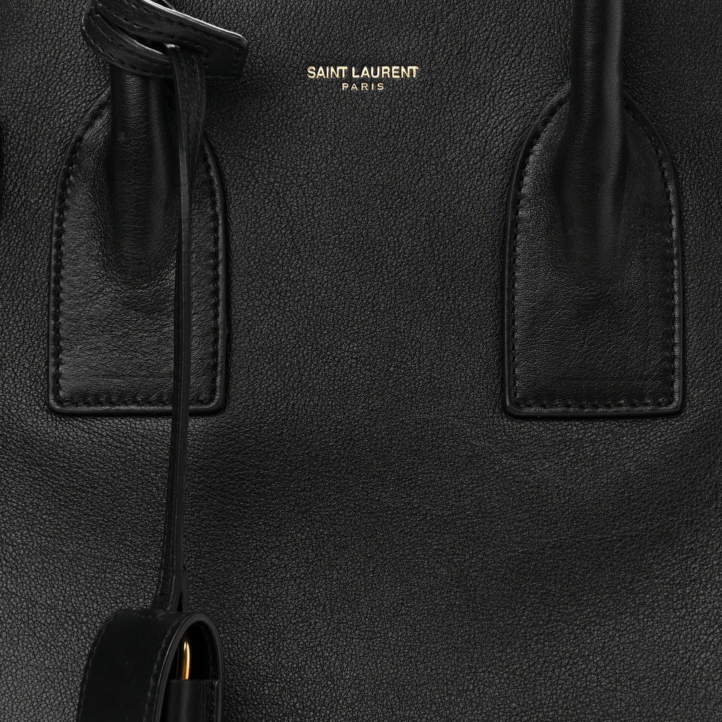Calfskin Small Sac De Jour Black