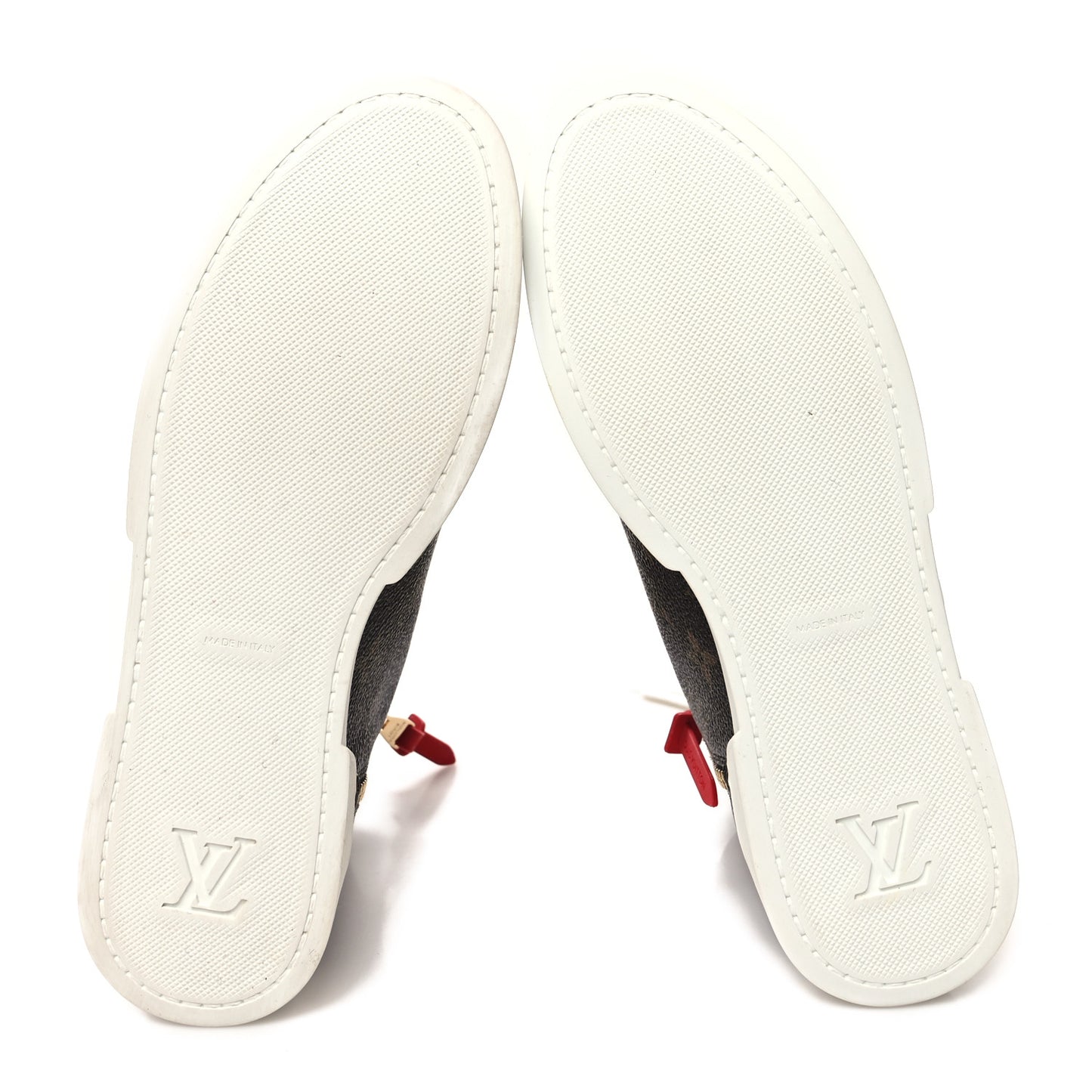 Calfskin Patent Monogram Stellar Sneaker Boots 36.5 Rouge