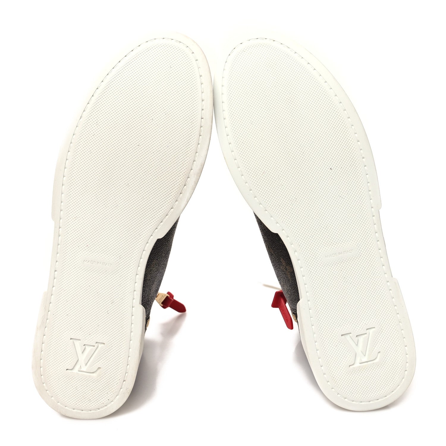 Louis Vuitton Calfskin Patent Monogram Stellar Sneaker Boots 36.5 Rouge 5 of 8