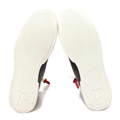 Louis Vuitton Calfskin Patent Monogram Stellar Sneaker Boots 36.5 Rouge 5 of 8