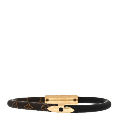 Louis Vuitton Monogram Daily Confidential Bracelet Black 1 of 5