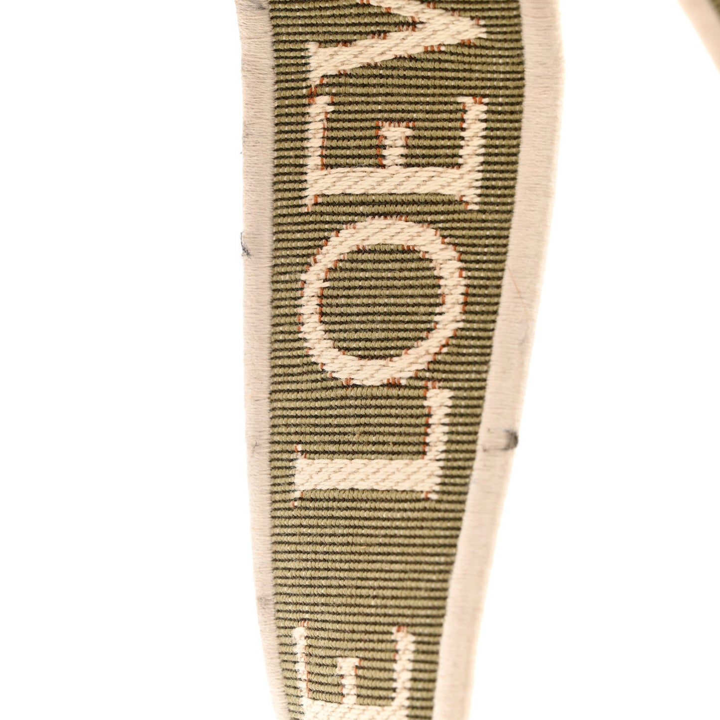 Calfskin Jacquard Mini Gate Dual Bag Autumn Green