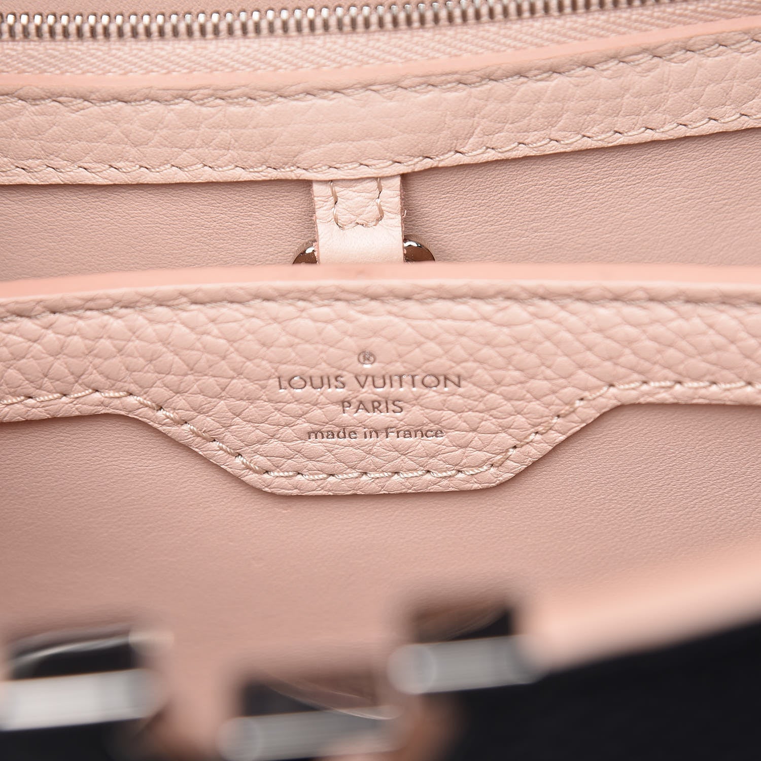 Louis Vuitton Taurillon Capucines BB Black Petale 6 of 9