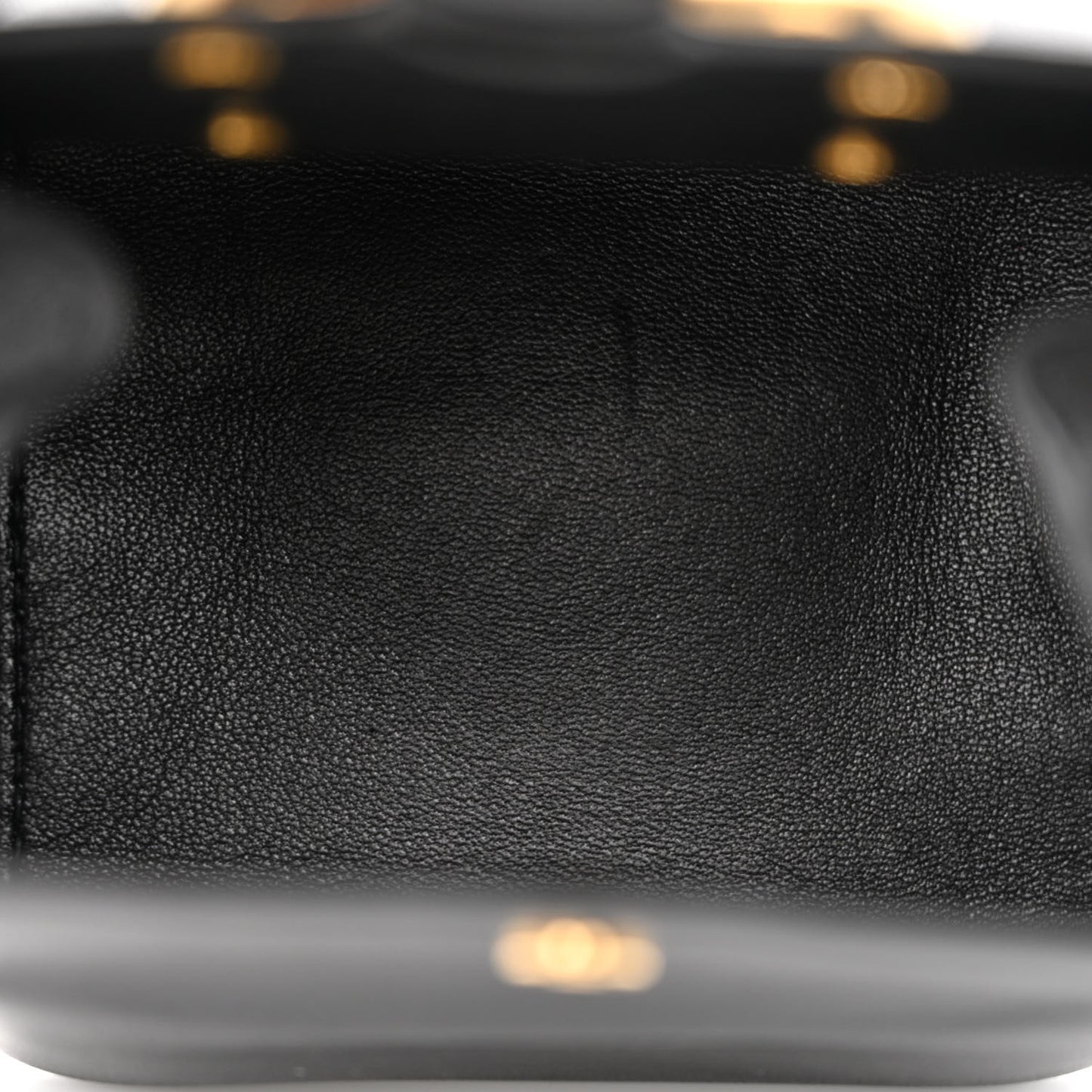 Nappa Mini Vlogo Bucket Bag Black