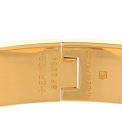 Hermes Enamel Narrow Clic Clac H Bracelet PM Rose Dragee 3 of 4