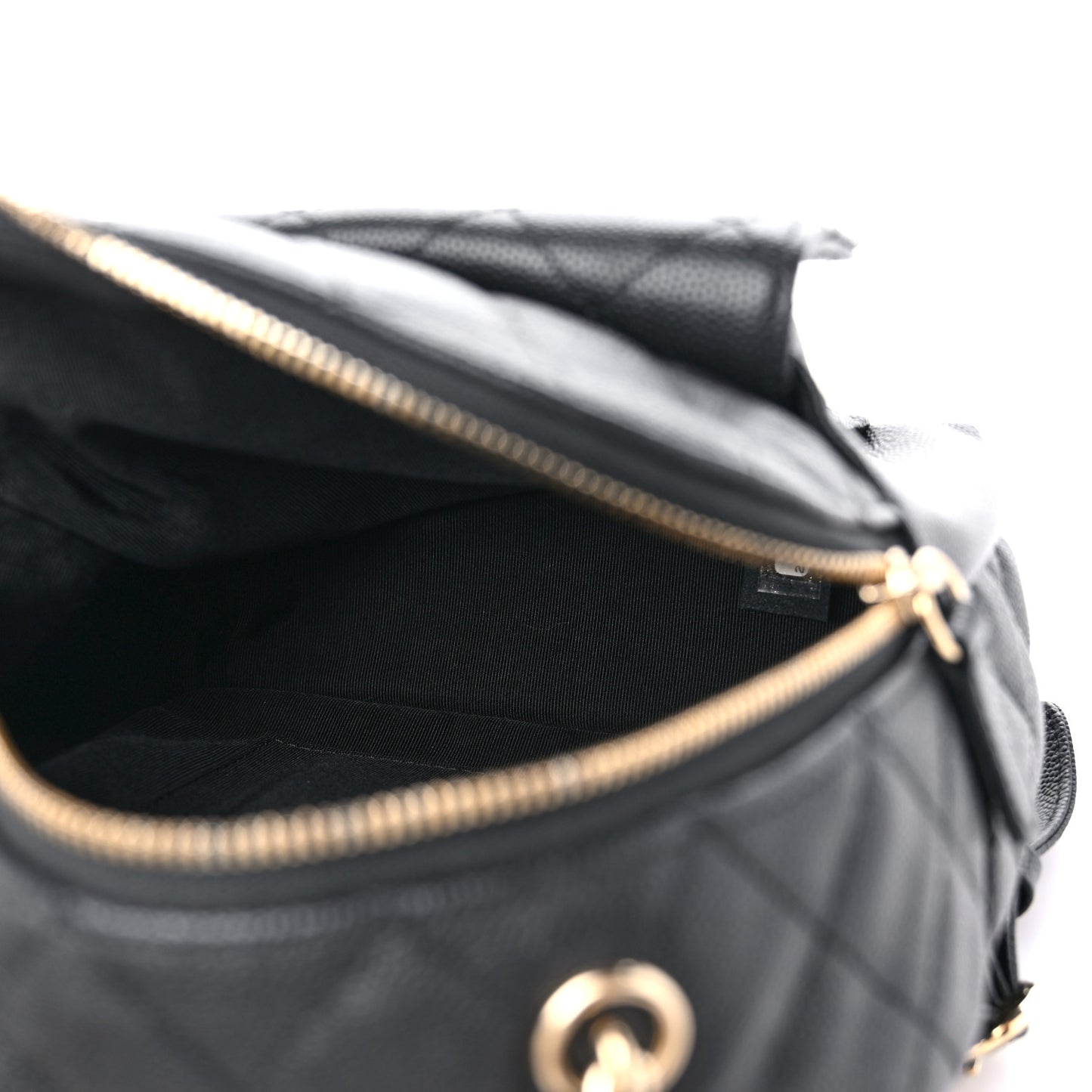 Caviar Quilted Small CC Day Backpack Black