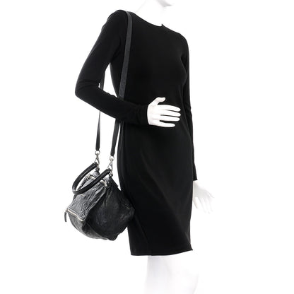 Givenchy Tumbled Sheepskin Small Pandora Black 2 of 14