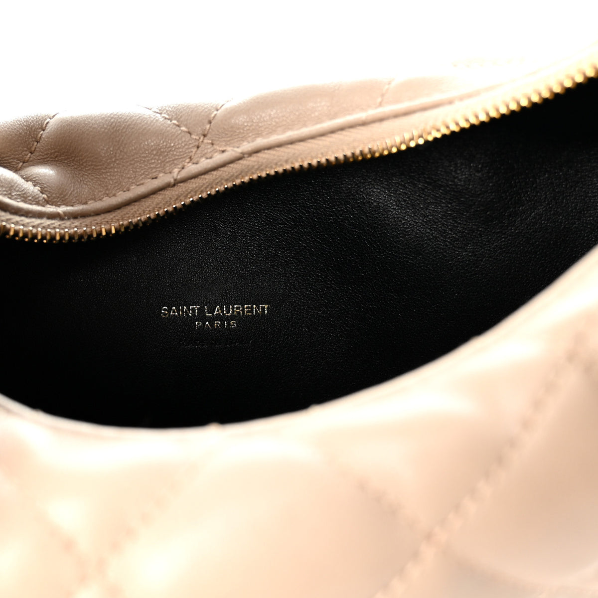 Lambskin Quilted Icarino Bag Dark Beige