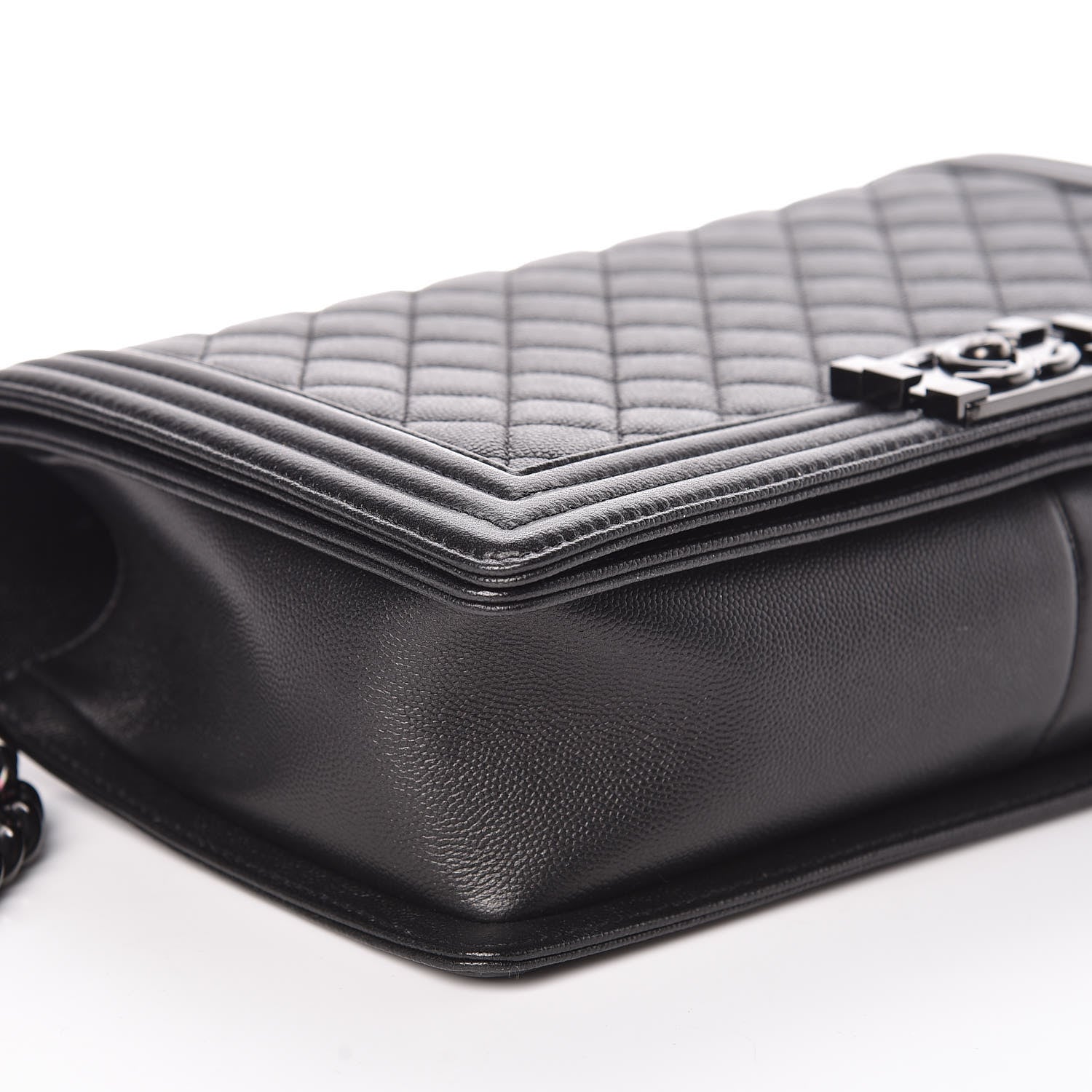 Chanel Caviar Quilted New Medium Boy Flap So Black 5 of 11