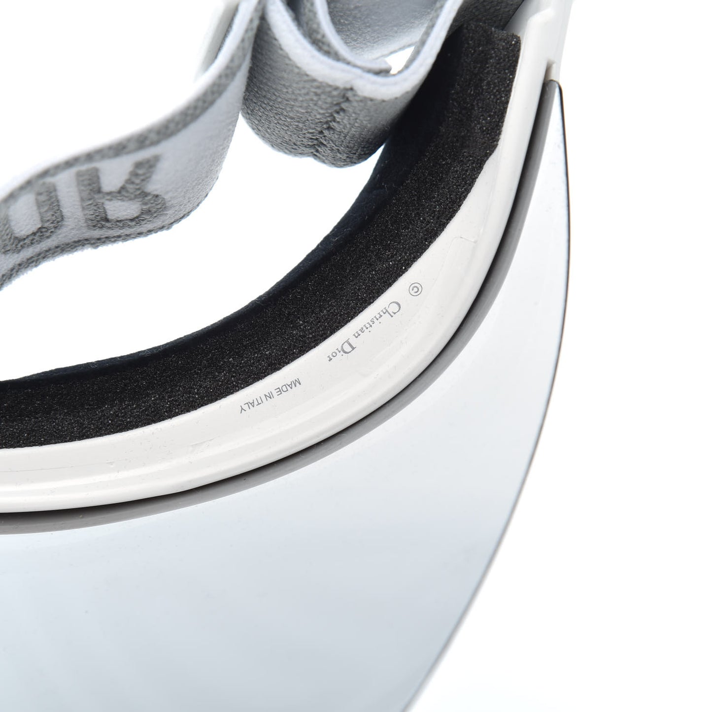 Mirrored DiorClub1 Sun Visor Grey
