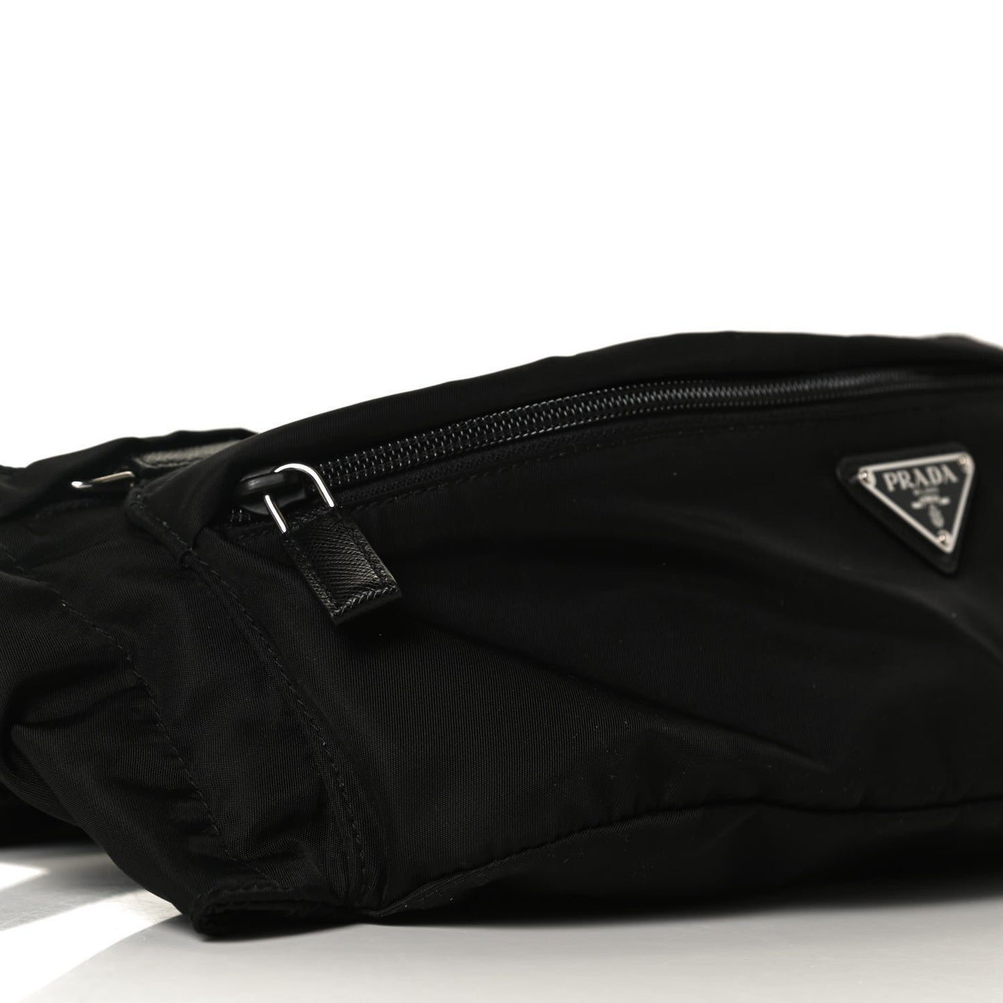 Tessuto Nylon Montagna Belt Bag Black