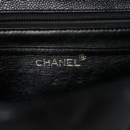 Chanel Caviar Quilted Jumbo Kelly Flap Black 6 of 18