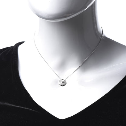 Cartier 18K White Gold Diamond XS Amulette de Pendant Necklace 2 of 5