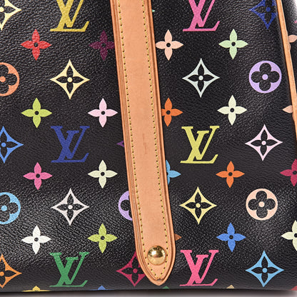 Louis Vuitton Monogram Multicolor Aurelia MM Black 17 of 19