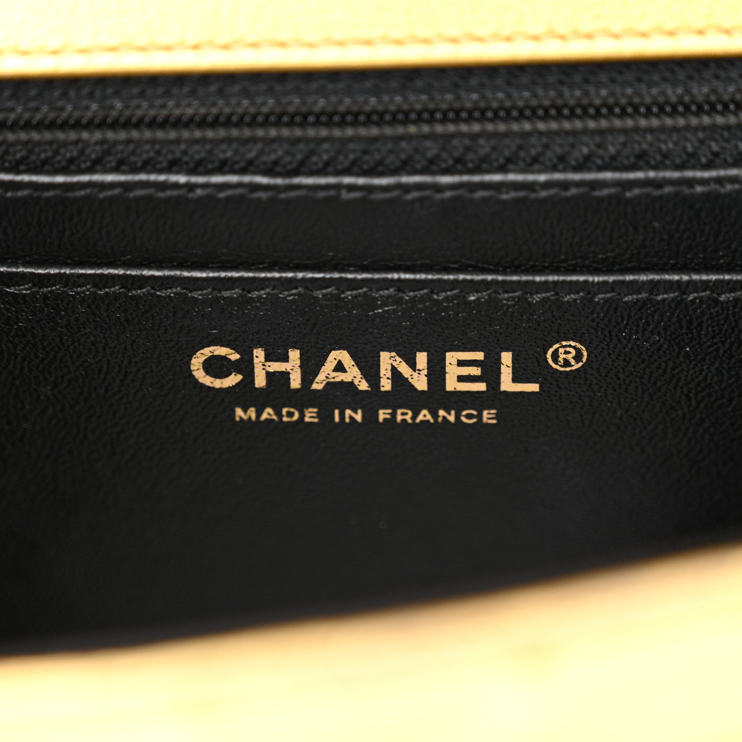 Chanel Metallic Calfskin Crocodile Embossed Cocodile Rectangular Mini Flap Gold 6 of 13