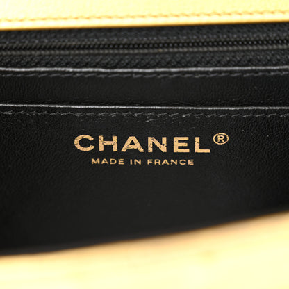 Chanel Metallic Calfskin Crocodile Embossed Cocodile Rectangular Mini Flap Gold 6 of 13