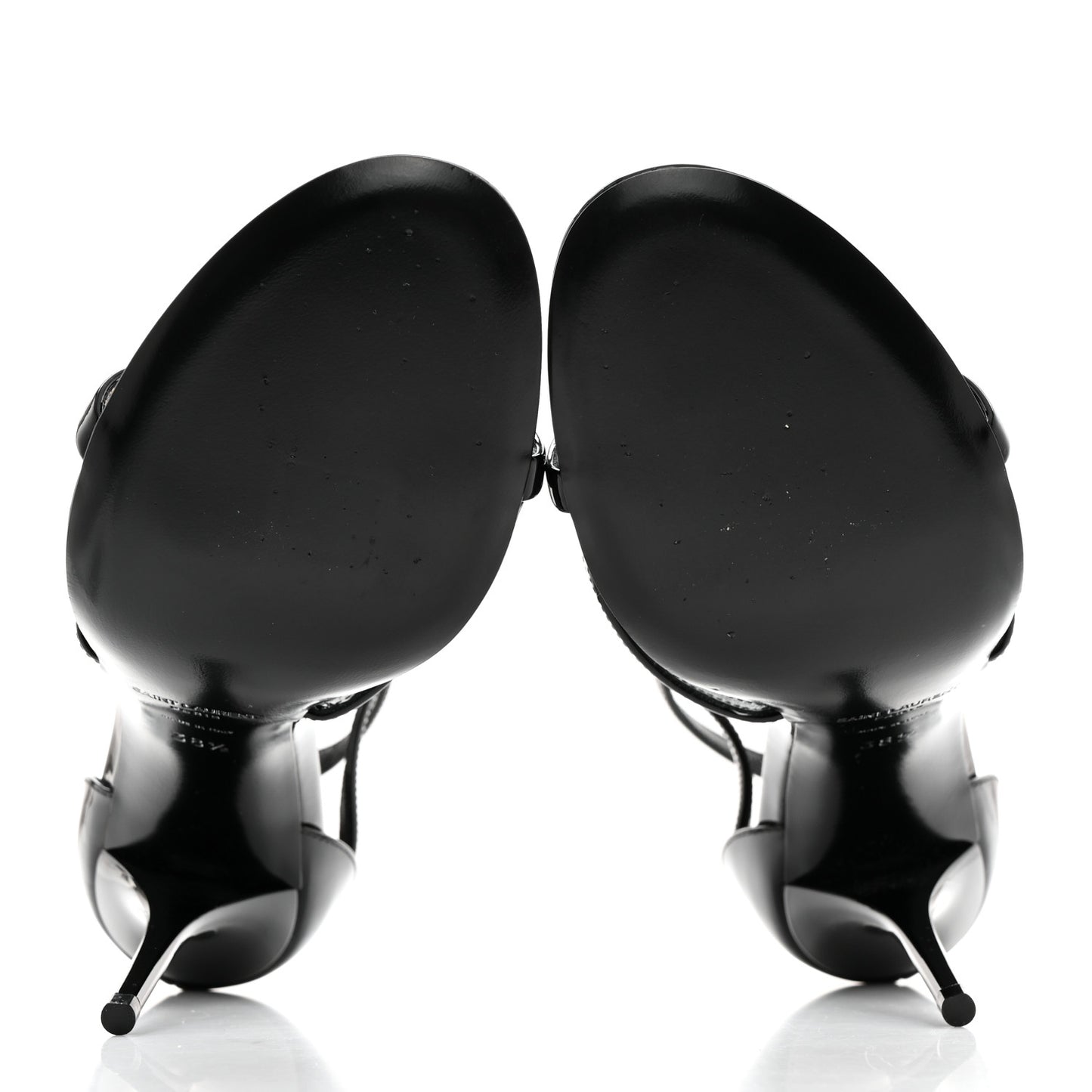 Patent Cassandra 100 Ankle Strap Sandals 38.5 Black