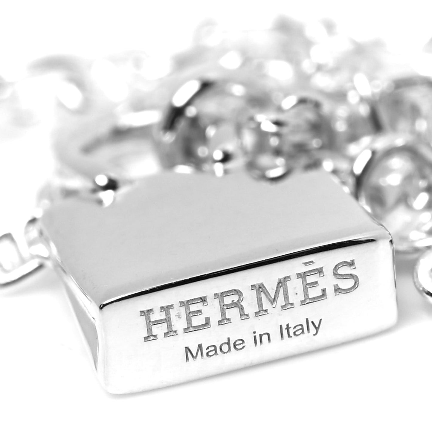 Sterling Silver Mini Birkin Amulette Bracelet ST