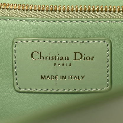 Christian Dior Smooth Calfskin 30 Montaigne Flap Bag Mint Green 6 of 10
