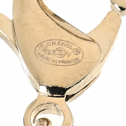 Chanel Pearl CC 100th Anniversary Necklace Light Gold 5 of 6