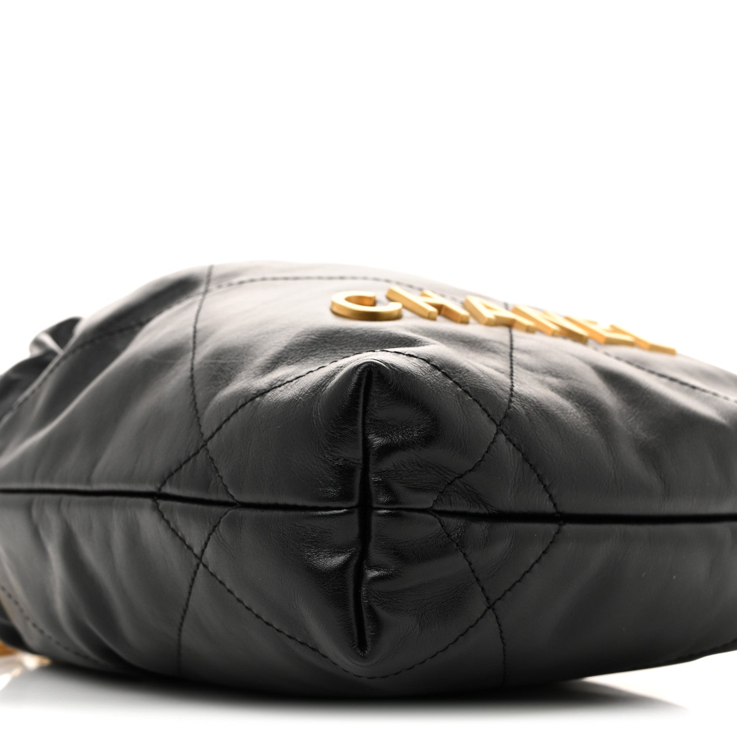 Chanel Shiny Calfskin Quilted Mini Chanel 22 Black 9 of 11